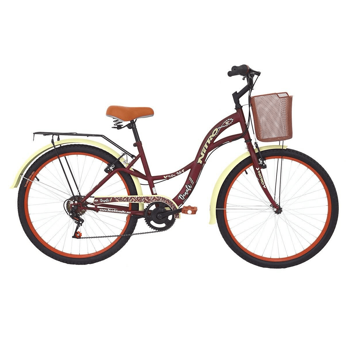 BICICLETA 26 NITRO DENALI TINTO